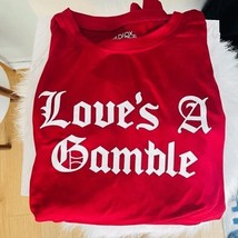 WILDFOX Love&#39;s a Gamble Shorty Pajamas Set, 2 Piece, Red Hearts, XL, NWT - $39.00