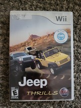 Nintendo Wii Jeep Thrills 2008 Rated E With Manual Wii Wheel Compatible - £3.87 GBP