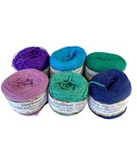 Alpaca Yarn Lot 6 Cakes Lavender Seafoam Purple Blue Turquoise Green 1.7... - €18,65 EUR