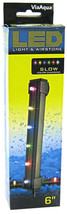 Via Aqua LED Light and Airstone: Slow Color Changing Aquarium Illuminator - £13.37 GBP+