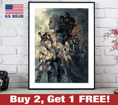 Final Fantasy XII Poster 18&quot; x 24&quot; Print Game Room Wall Art 12 - £10.58 GBP