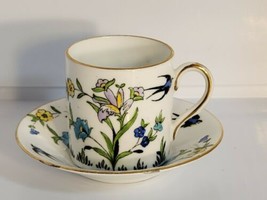 Royal Albert IRIS Demitasse Cup and Saucer #6926 - Very Rare Antique fro... - £13.99 GBP