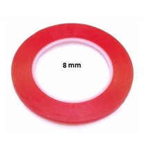 8mm Red Double Sided Sticky Adhesive Tape - £4.60 GBP