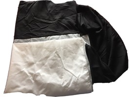 * Mainstays Solid Bed Skirt Queen Dust Ruffle Black - £11.75 GBP