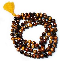 Ojo de tigre redondo Mala - 8 mm laboratorio certificado Mala - £66.90 GBP