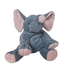 Ty Pluffies Winks Gray Elephant Tylux Plush Stuffed Animal 2002 8&quot; - £27.06 GBP