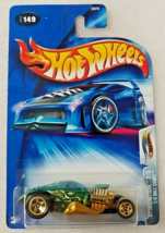 Hot Wheels 1/4 Mile Coupe 2004 Mattel #149 Demonition 2/5 Green/Gold Die... - £3.78 GBP