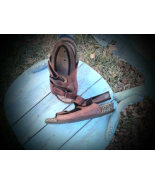 Ecco Cosmo Cork Sandal BROWN LEATHER Shock Pt-Sz 40 EU/ 9 US-EUC extreme... - $43.90 CAD