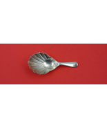 English Estate Sterling Silver Tea Caddy Spoon shell bowl Sheffield  3 3/8&quot; - $127.71