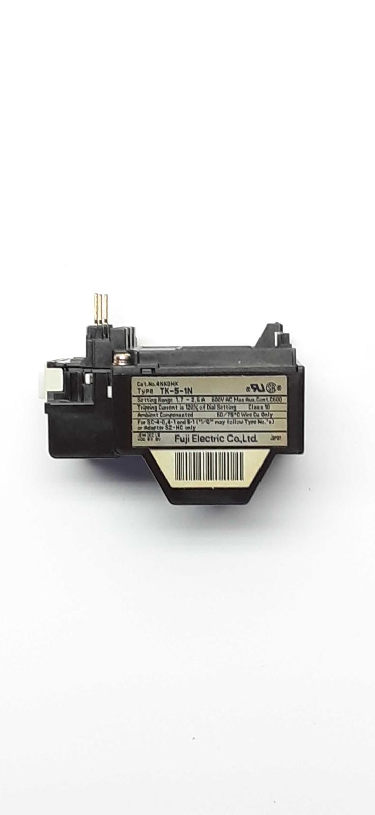 Fuji TK-5-IN / 4NK0HK Thermal Overload Relay Type 1.7-2.6 A  - $14.99