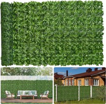 Faux Ivy Privacy Fence Screen 120 40 Inch Artificial Faux Ivy Hedge Expa... - $65.16