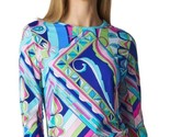 NWT Ladies Gottex G LIFESTYLE PARADISIO Long Sleeve Crew Neck Shirt - S ... - $64.99