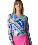 NWT Ladies Gottex G LIFESTYLE PARADISIO Long Sleeve Crew Neck Shirt - S L & XL - $64.99