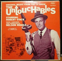 Robert Stack:Eliot Ness (The Untouchables) Orig,Vinyl Sountrack (Classic) - $123.75