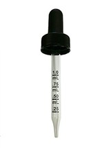 Measured Marked Dropper Top for 15ml .5 oz Ounce Boston Round Bottles10 ... - £8.73 GBP