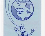 Oy Vey What an Expo 86 Vancouver BC Brochure Chosen People Ministries - £14.24 GBP