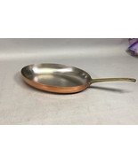 VTG Copper Paul Revere Ware Oval Pan | Fish | Skillet With Brass Handle - $49.50