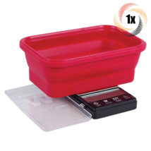 1x Scale Truweigh Crimson Collapsible Bowl Scale | Auto Shutoff | 200G - £32.69 GBP