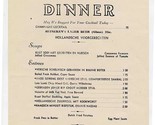 Holland House Tavern Dinner Menu Rockefeller Plaza 1941 New York City - $57.42