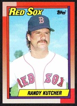Boston Red Sox Randy Kutcher 1990 Topps Baseball Card #676 nr mt - £0.39 GBP