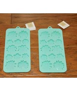 LOT of 2 Stir Silicone Candy Mold Succulent Flower Chocolate 12 Cavities... - $24.74