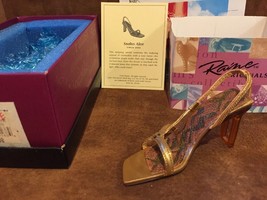 Miniature Shoes.  Raine Just The Right Shoe. Snakes Alive.  In box With ... - $17.99