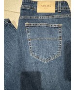 Spada Roma Dark Wash 5 Pocket Denim Jeans 39x32 Straight Fit - $739.13 MXN