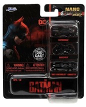 Jada Toys 1.65&quot; Nano Hollywood Rides: The BATMAN 2022 3PK Set - £9.15 GBP