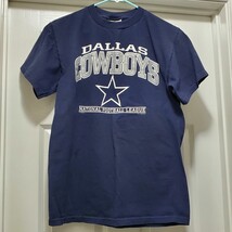 Vintage Lee Sport Dallas Cowboys National Football League Men&#39;s Blue Shi... - $21.38