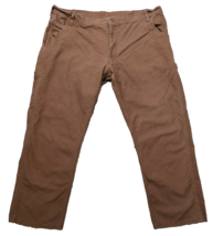 Key Dungarees Pants Mens 42 x 32 Brown Duck Heavyweight Cotton Carpenter... - £21.62 GBP