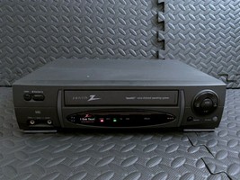 Zenith VRC410 SpeakEZ VCR VHS Black Video Cassette Recorder 14 x 11 inches - £47.30 GBP