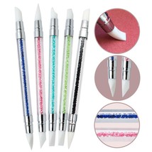 5Pcs/Set UV Gel Nail Art Brush Sculpture Pen Painting Brush For Manicure DIY - £8.76 GBP