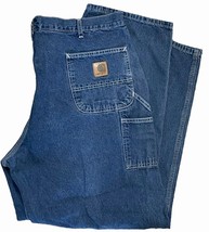 Carhartt Men’s Carpenter Jeans Medium Wash Jeans Size 42X33 Actual Size - £24.70 GBP