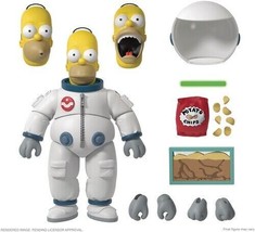 Simpsons - ULTIMATES! Wave Deep Space Homer Action Figure by Super 7 - £49.75 GBP