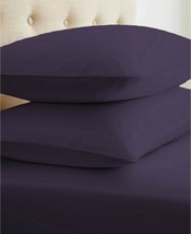 Home Collection Premium Ultra Soft 2 Piece King Pillow Case Set-Purple T4102001 - £17.40 GBP