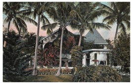 Palm Beach Florida Beach Club Palm Trees West Palm Beach Cancel 1912 - £10.23 GBP
