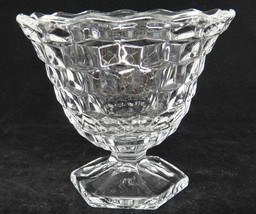 Fostoria American Clear Glass Footed Mayo Mayonnaise Bowl Candy 4.5&quot; Gorgeous - £11.67 GBP