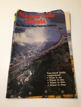 Vintage Niagara Falls Canada The World&#39;s Mist Famous Address Booklet/Pam... - $4.87