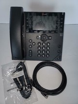 Polycom VVx 450 VOIP Telephone Business Desk IP POE Phone 2200-48840-025 Grade A - £202.51 GBP