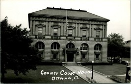 RPPC County Court House Ottowa Ohio OH Unused UNP Postcard - $38.27