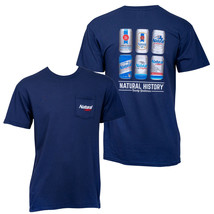 Natty Light Natural History Rowdy Gentleman Blue Men&#39;s T-Shirt Blue - £31.53 GBP+