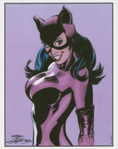 11x14 Inch SIGNED Neal Adams DC Comics Batman Art Print ~ Catwoman - £39.14 GBP