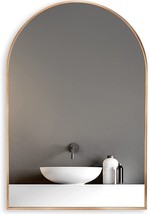 Howofurn 24*36&quot; Arched Wall Mounted Mirror, Wall Decor, W/ Metal Frame F... - $129.99