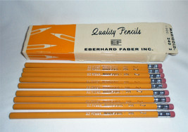 Vintage Eberhard Faber Marigold 240 No. # 2 Pencils New In Box 9 Pencils USA - $9.90