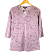 Suzy Shier 3/4 Sleeve Knit Top Womens size Medium Fine Knit Lavender Pol... - £15.47 GBP