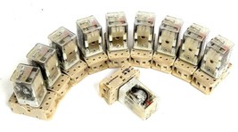 LOT OF 10 ALLEN BRADLEY 700-HA32A1 SER. A RELAYS W/ 700-HN BASE 700HA32A1 - £62.95 GBP