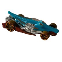 Mattel Hot Wheels 4/10 Croc Rod Diecast Car 160/250 Street Beasts 2017 Blue - £6.25 GBP