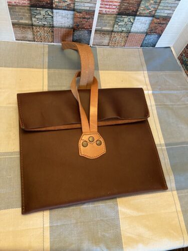Saddleback Clutch Purse Document Holder Bag - $110.00
