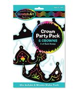 CROWN SCRATCH ART PARTY PACK - £5.88 GBP