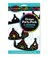 CROWN SCRATCH ART PARTY PACK - $142.79 MXN